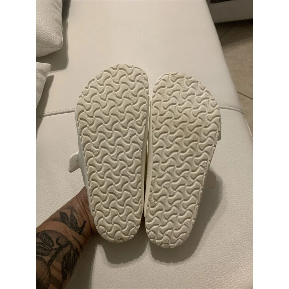 Birkenstock Arizona Kids  Sandal-White Size 32